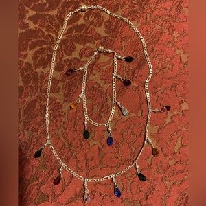 Sterling Silver Necklace & Bracelet Set
